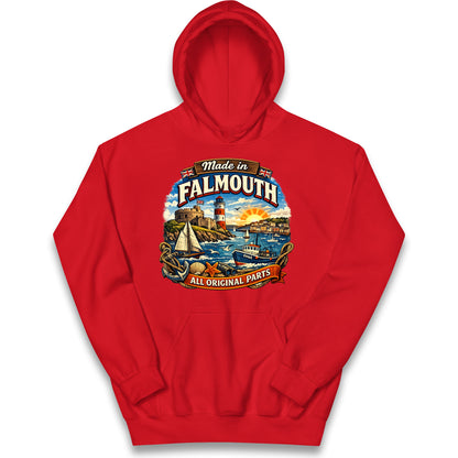 Made In Falmouth All Original Parts Kids Hoodie