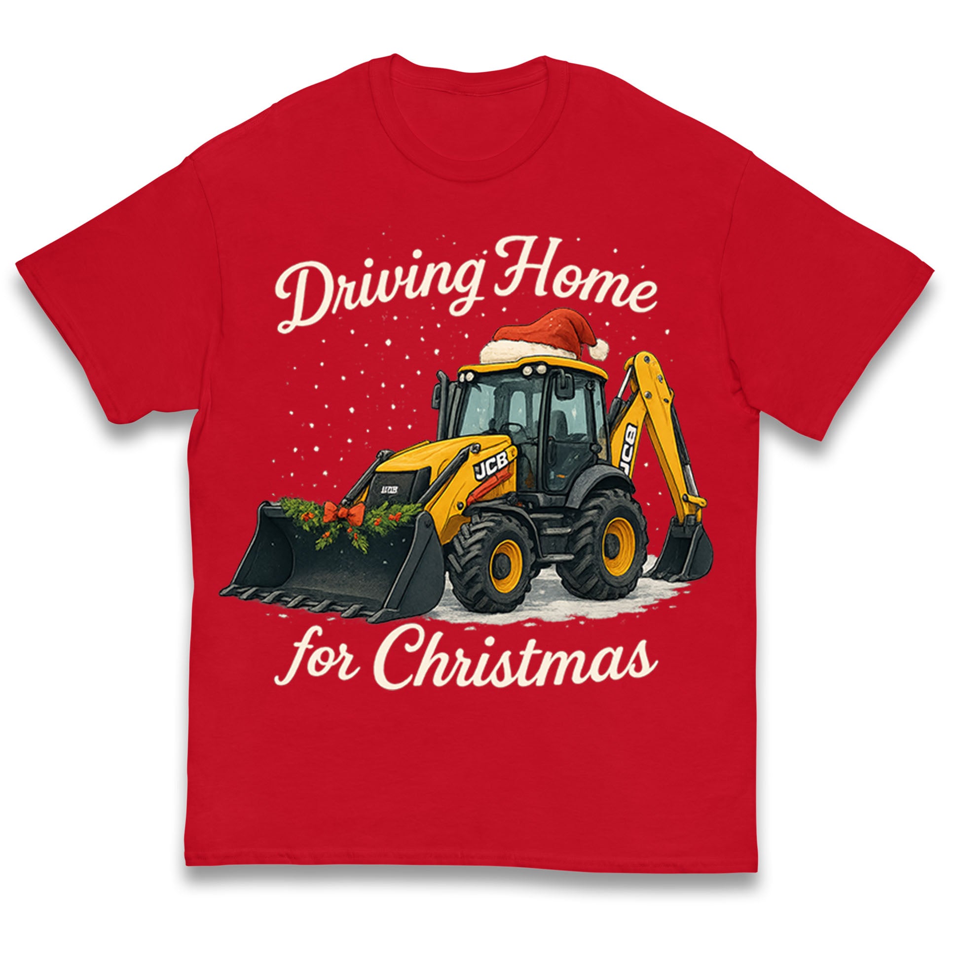 JCB Christmas Kids T Shirt