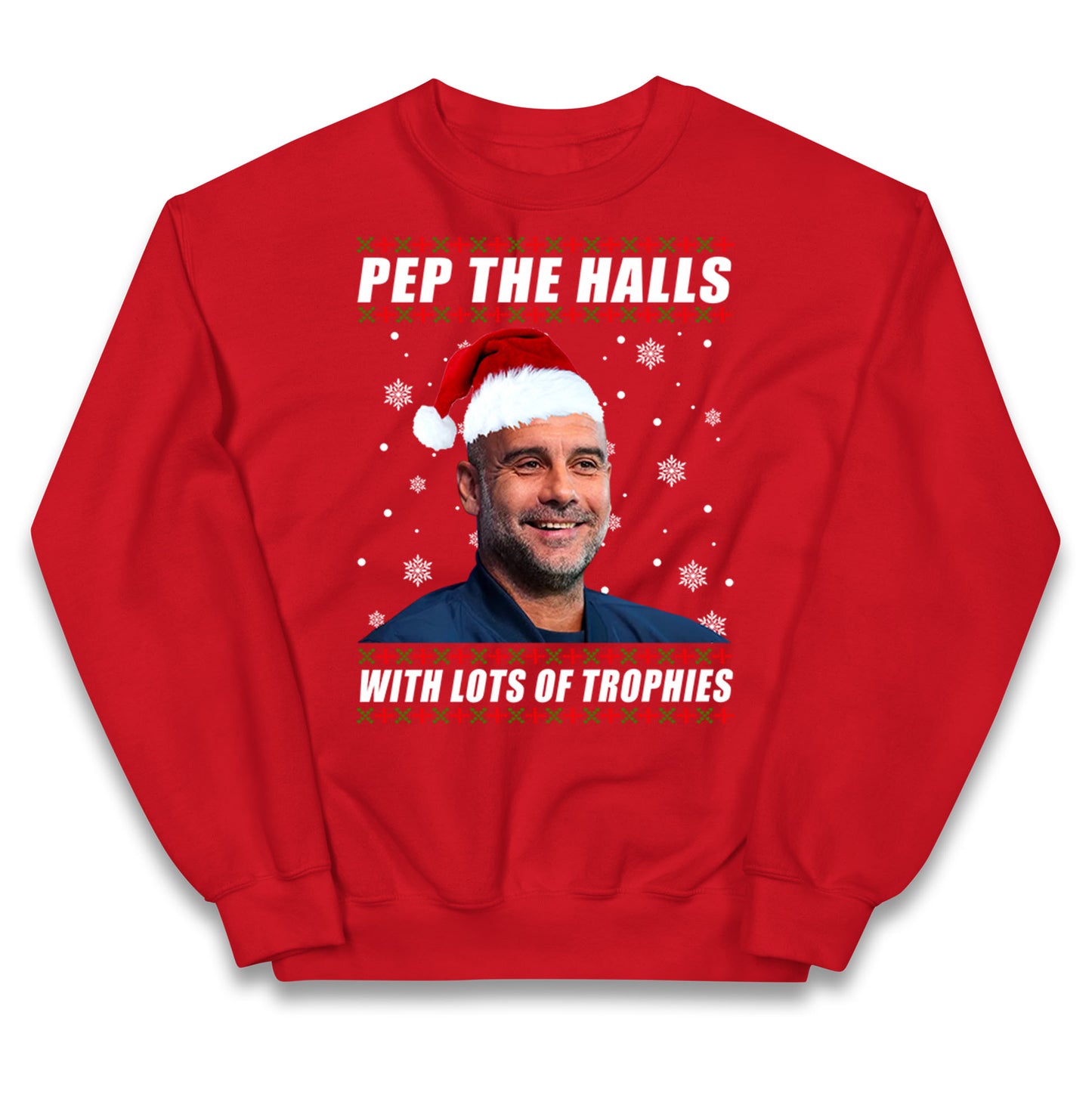 Pep Guardiola Christmas Kids Jumper
