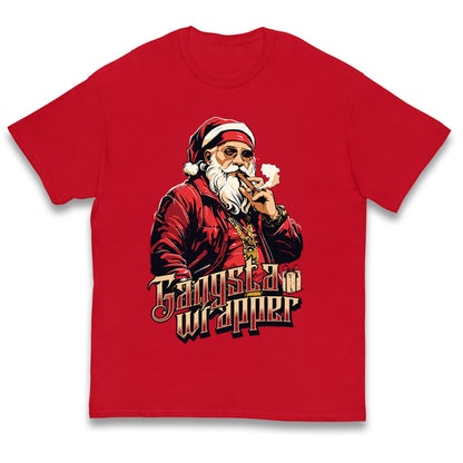Santa Claus Gangster Kids T Shirt