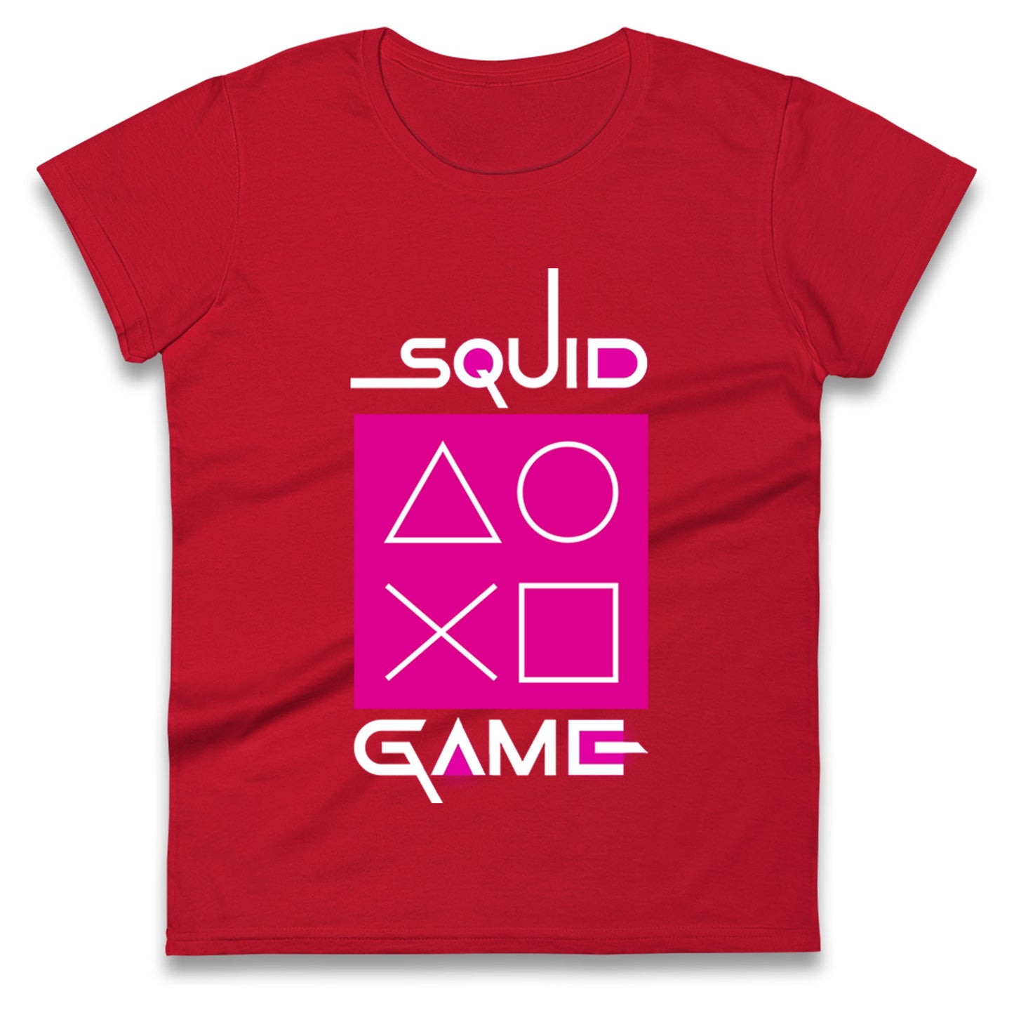 Squid Game Shapes Womens T Shirt