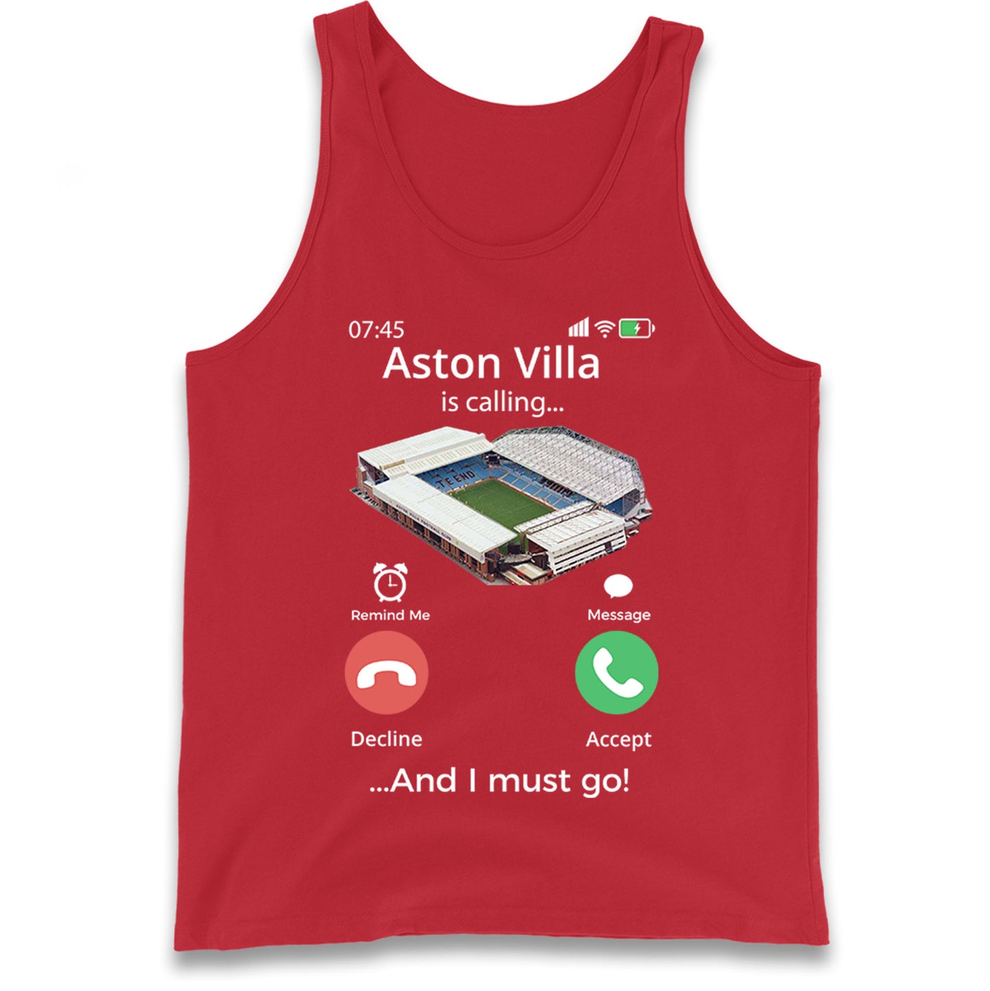 aston villa tank top