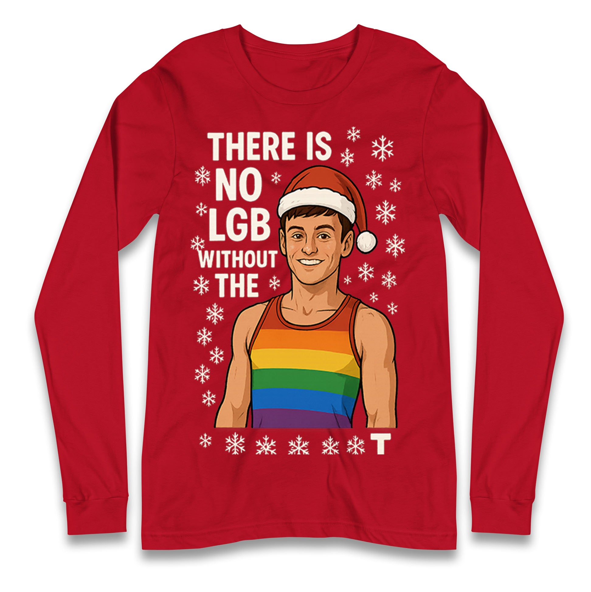 Tom Daley Christmas Longsleeve T Shirt