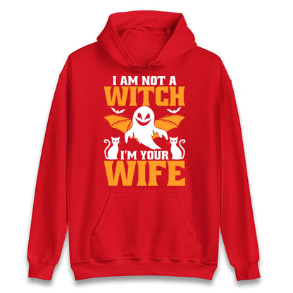 Im Not A Witch Im Your Wife Halloween Hoodie
