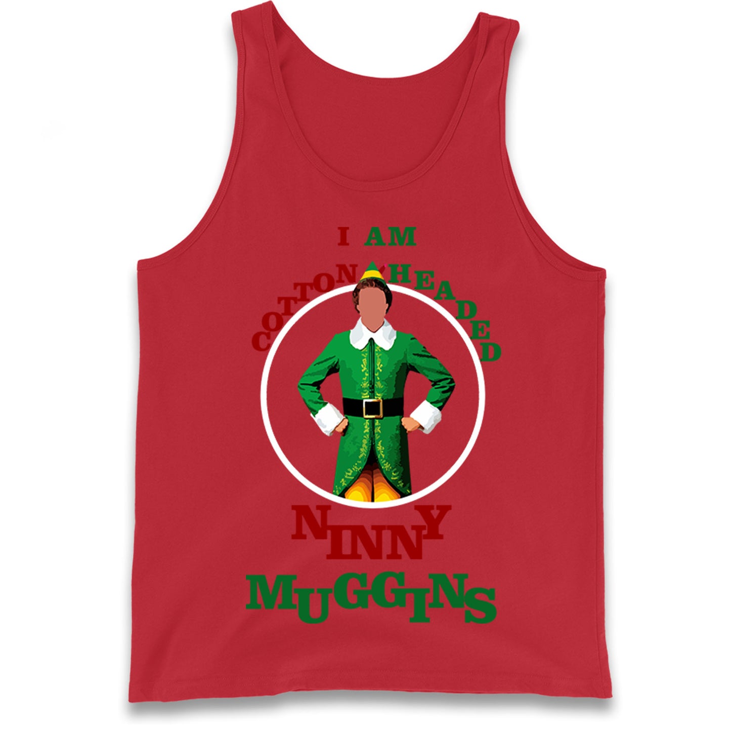 Christmas Patrick Baynham Elf Tank Top
