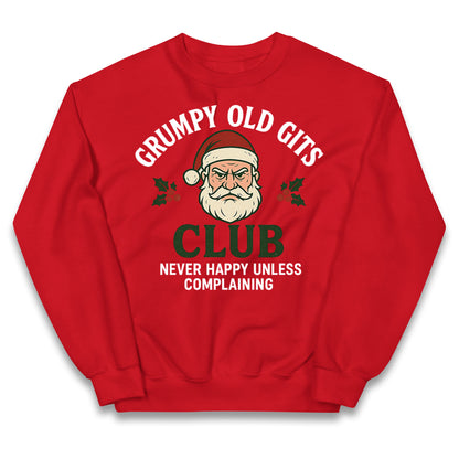 Grumpy Christmas Kids Jumper