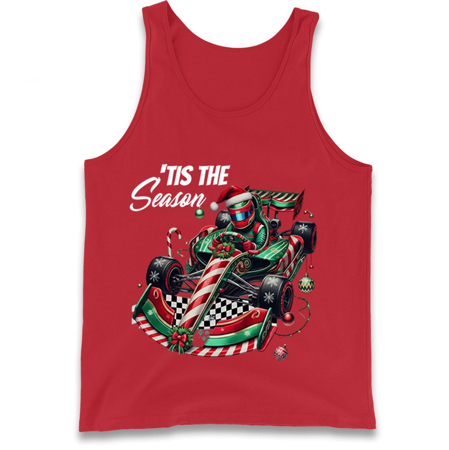 Formula 1 Karting Christmas Tank Top