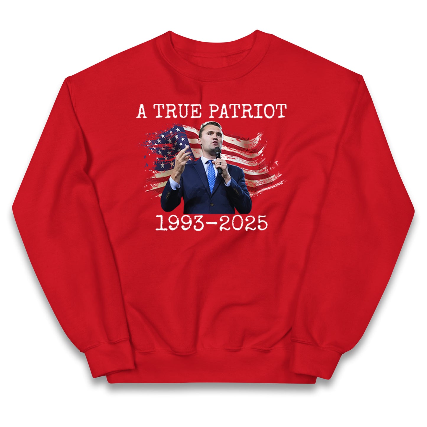 Charlie Kirk Tribute Kids Jumper