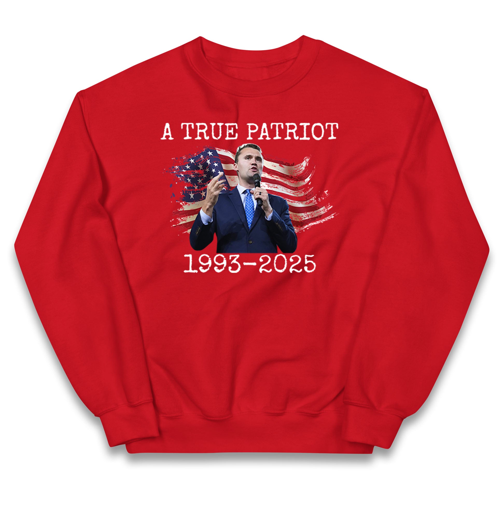 Charlie Kirk Tribute Kids Jumper