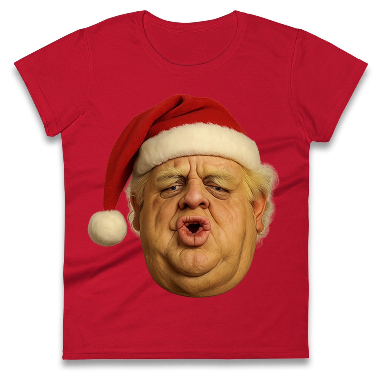 Dusty Rhodes Christmas Ladies T Shirt