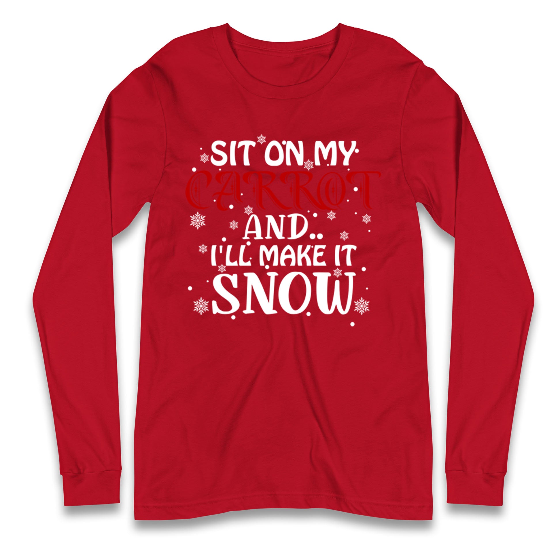 Rude Christmas Longsleeve T Shirt