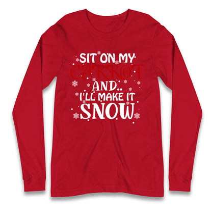Rude Christmas Longsleeve T Shirt