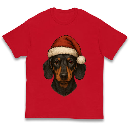 Dachshund Christmas Kids T Shirt