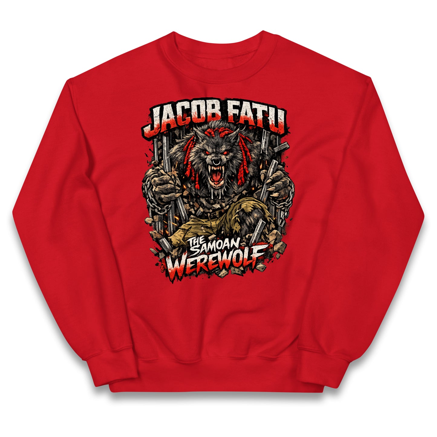 Jacob Fatu The Samoan Werewolf Kids Jumper