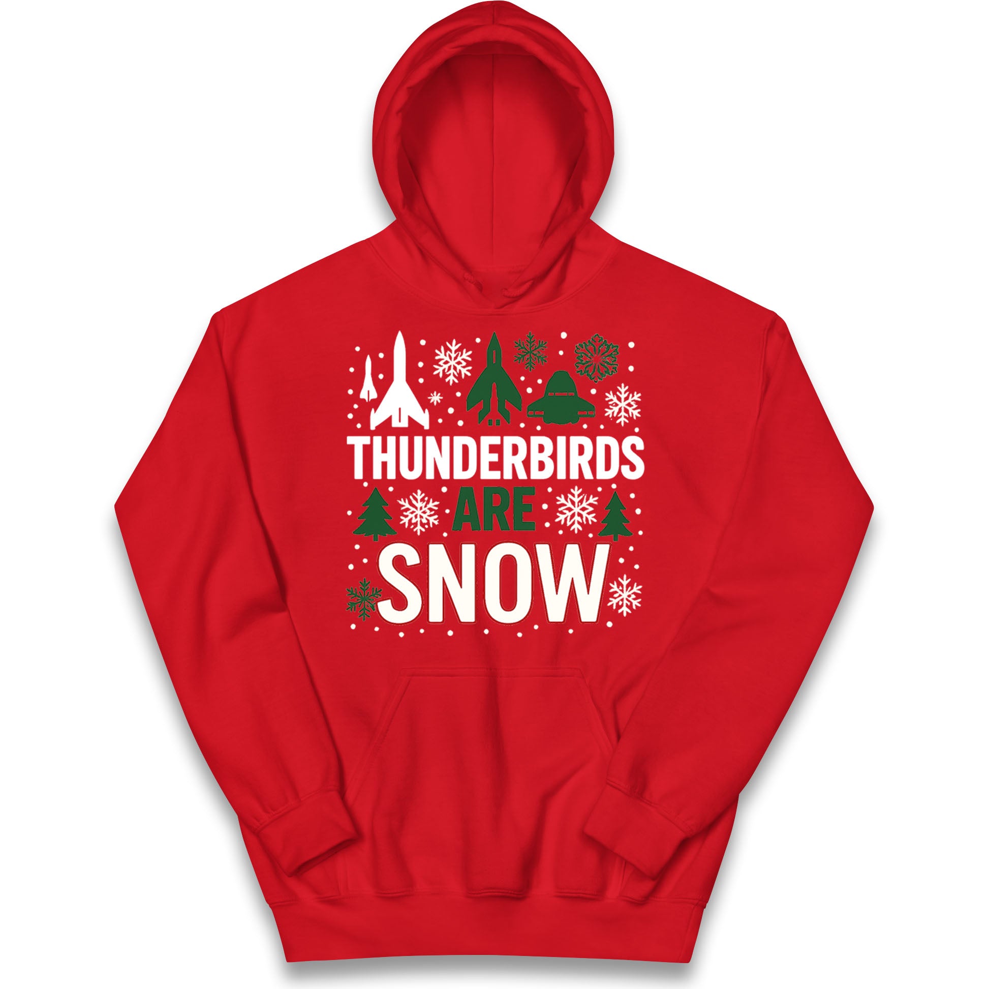 Thunderbirds Christmas Kids Hoodie