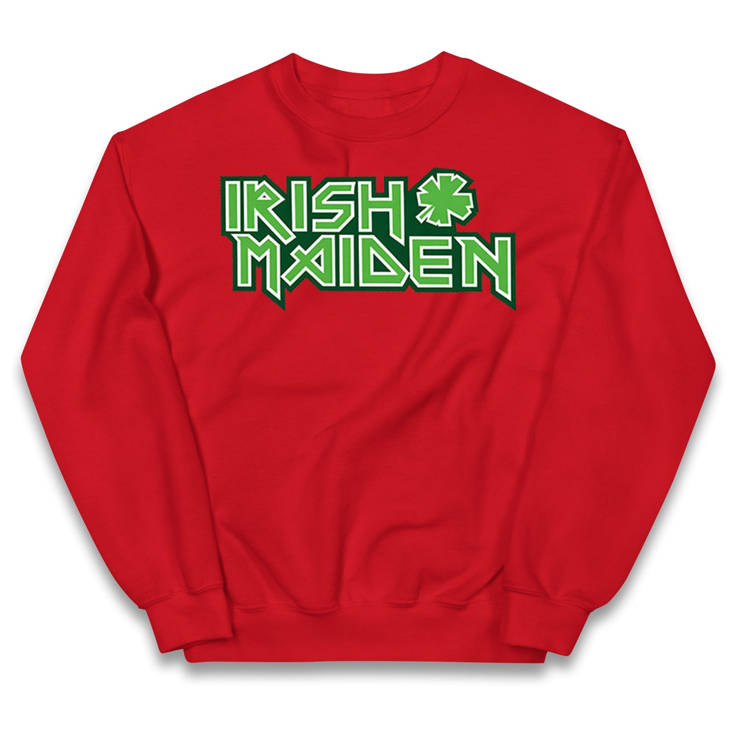 Irish Maiden St Patricks Day Kids Jumper