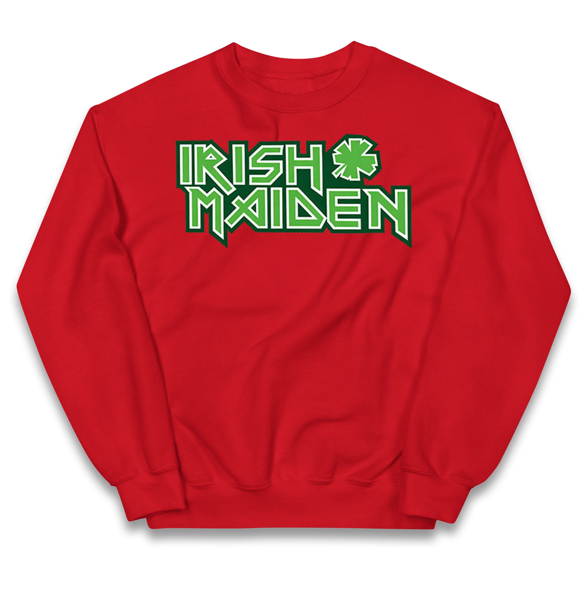 Irish Maiden St Patricks Day Kids Jumper