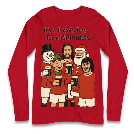 Man United Christmas Longsleeve T Shirt