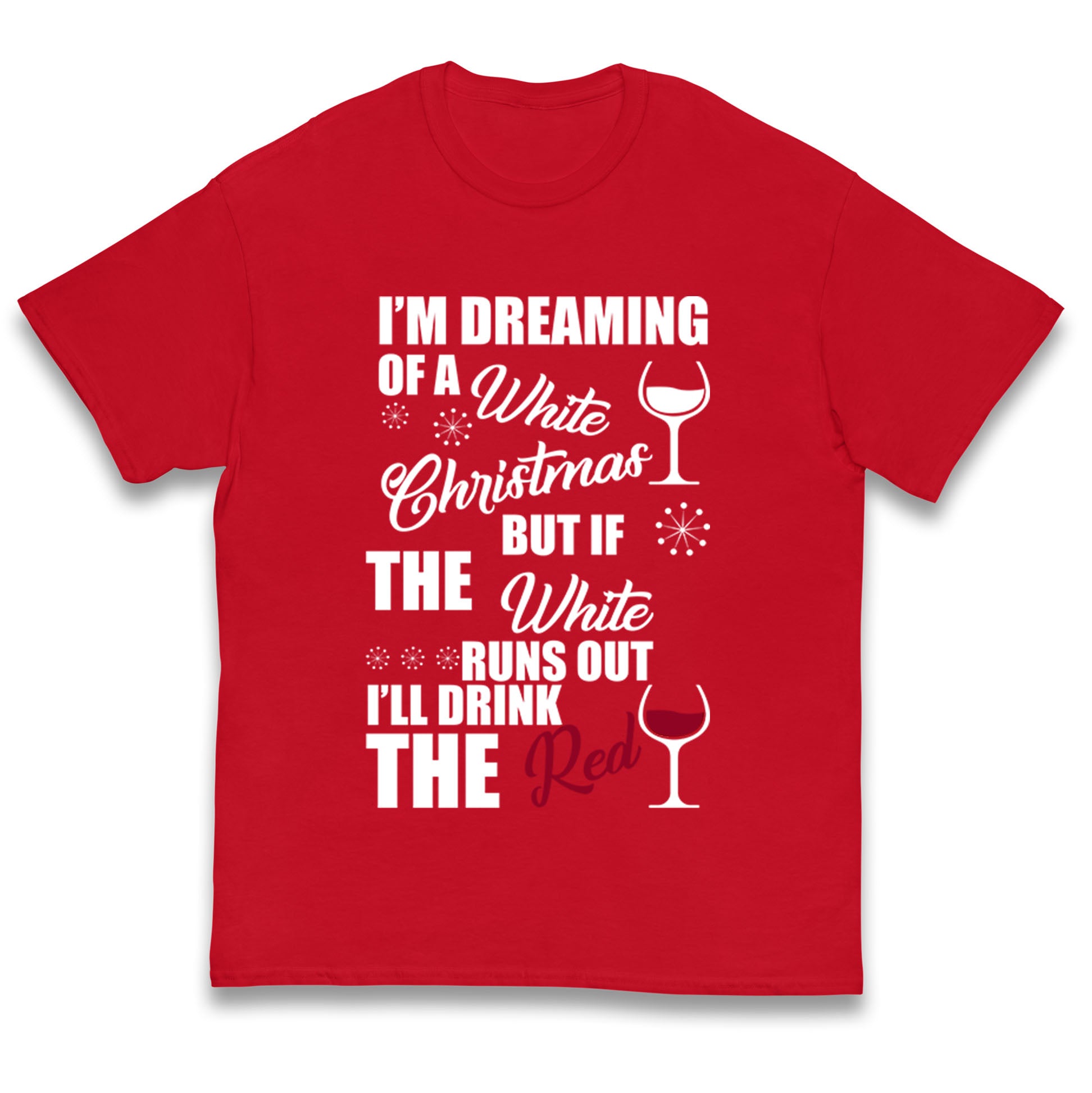 Wine Christmas Kids T Shirt