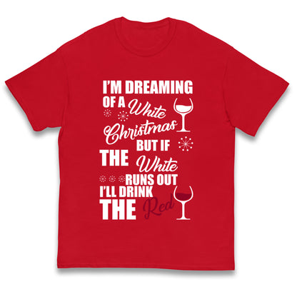 Wine Christmas Kids T Shirt