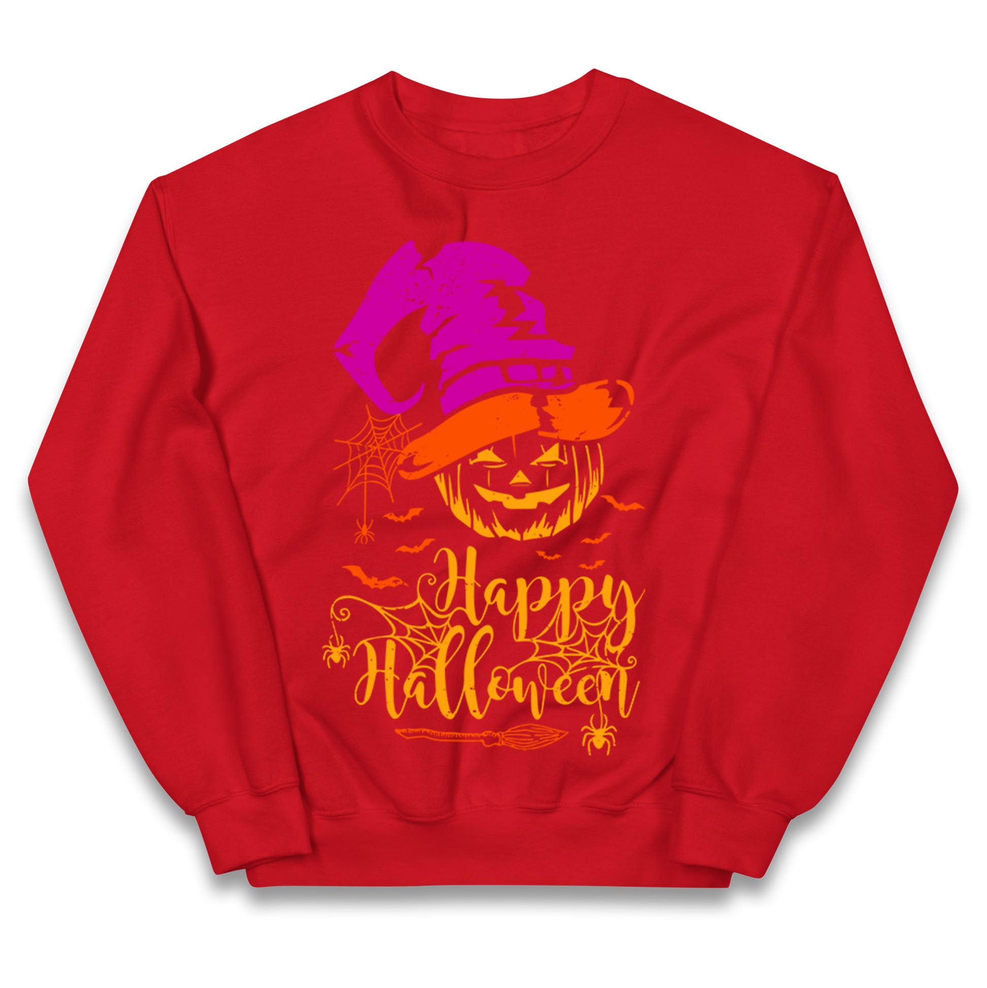 Spooky Pumpkin Happy Halloween Jumper
