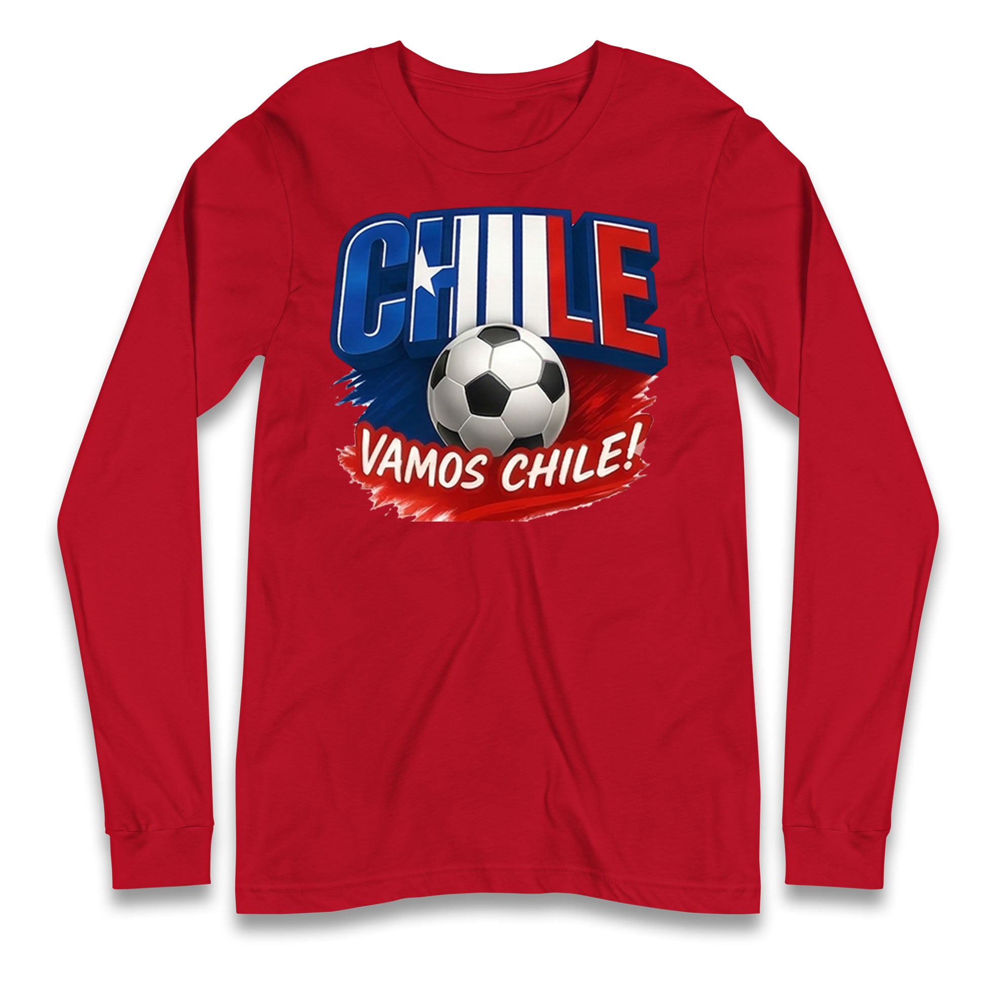 Chile Retro World Cup Longsleeve T Shirt