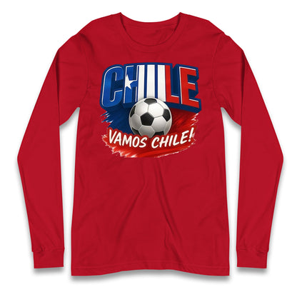 Chile Retro World Cup Longsleeve T Shirt