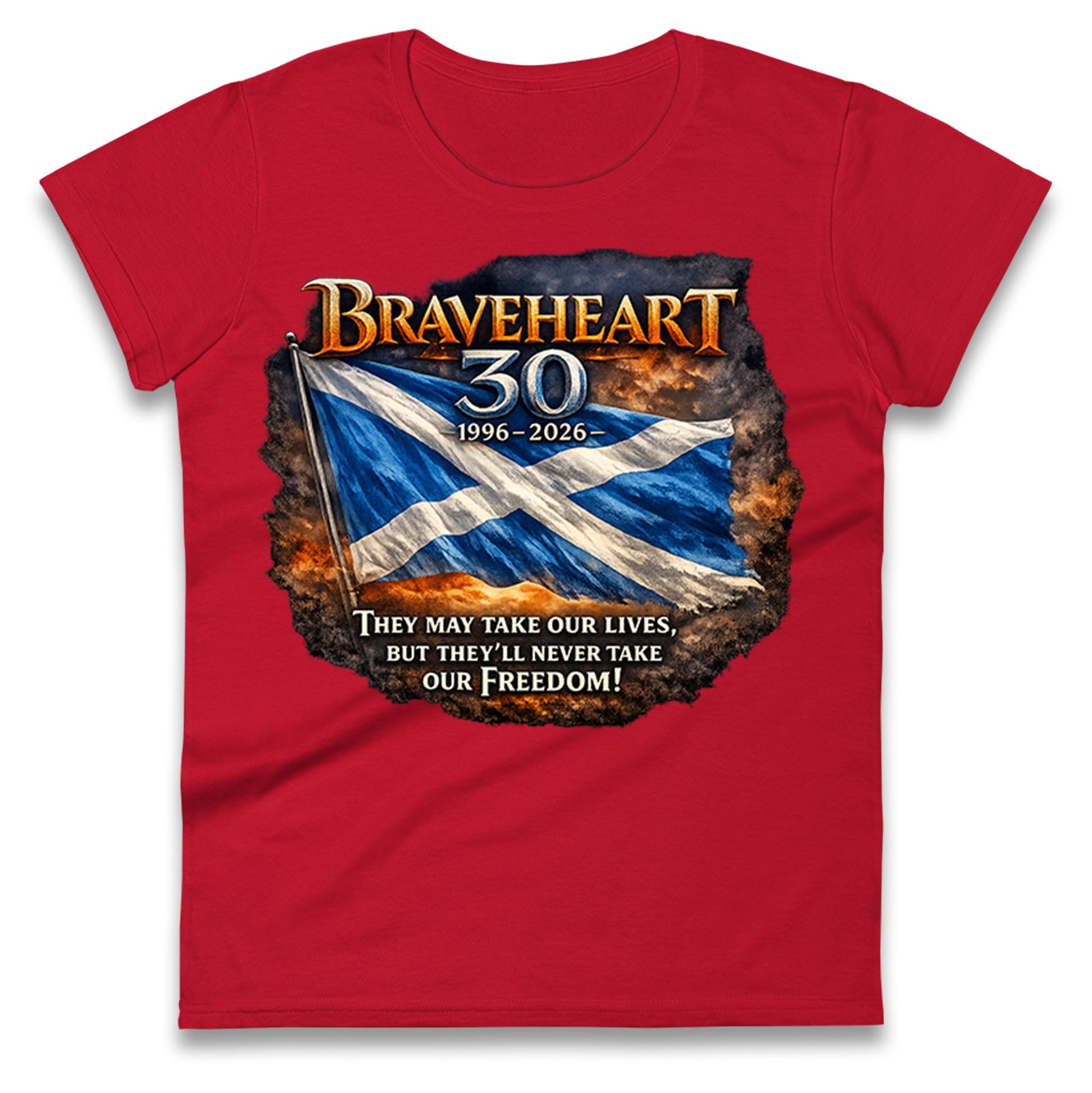 Braveheart 30th Anniversary Ladies T Shirt