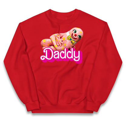 Funny Mr Blobby Daddy 90s Retro Kids Jumper