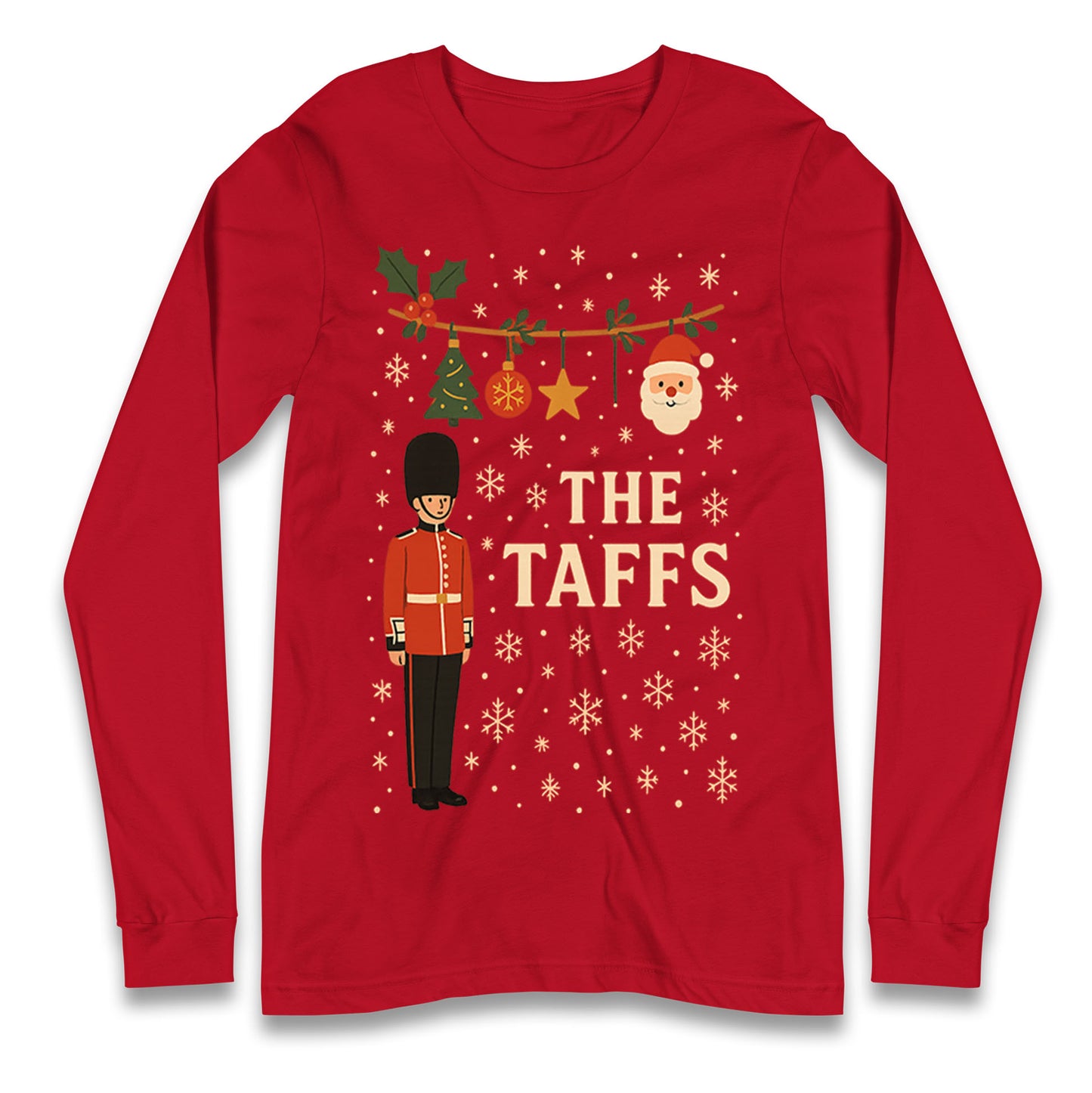 The Taffs Welsh Guards Christmas Long Sleeve Shirt