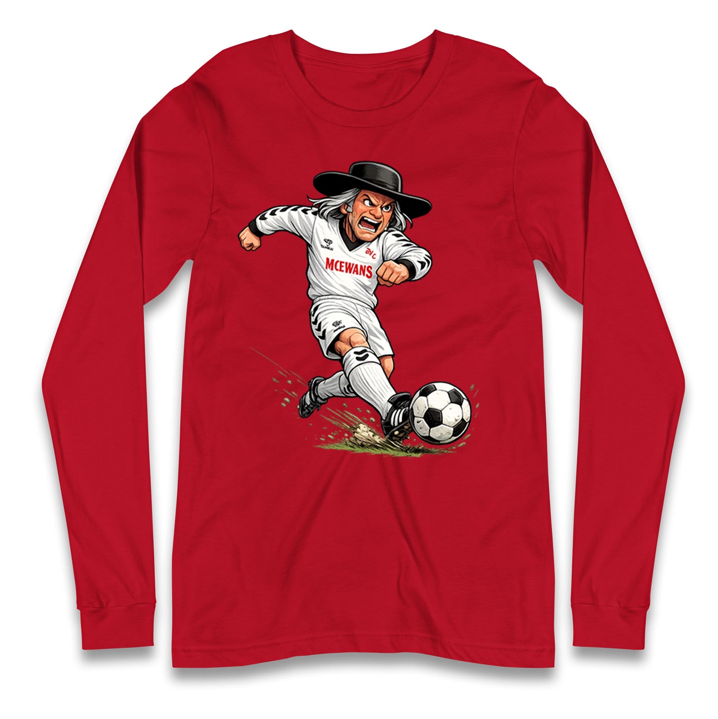 Classic Darlington Football Longsleeve T Shirt