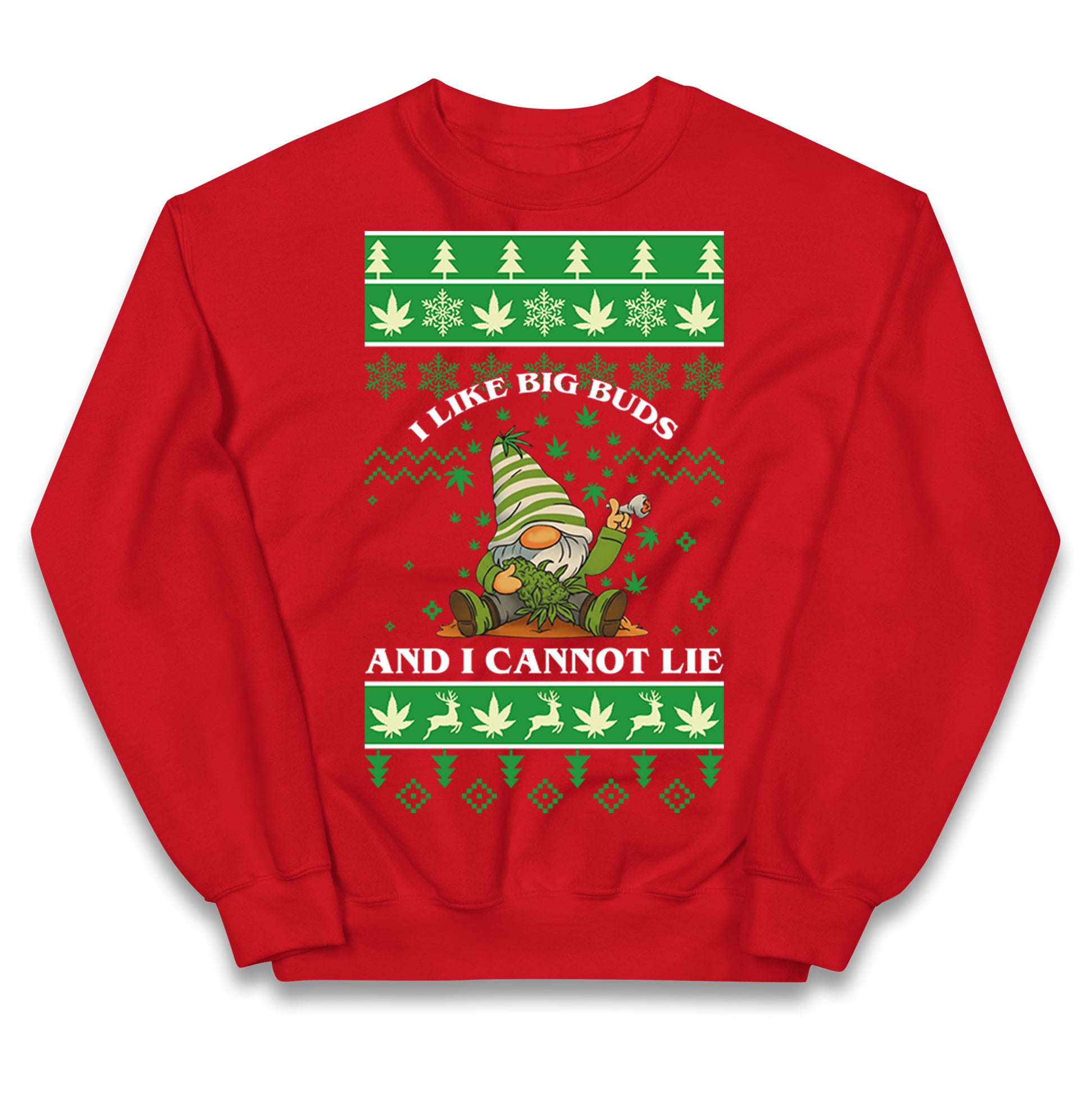Cannabis Christmas Kids Jumper