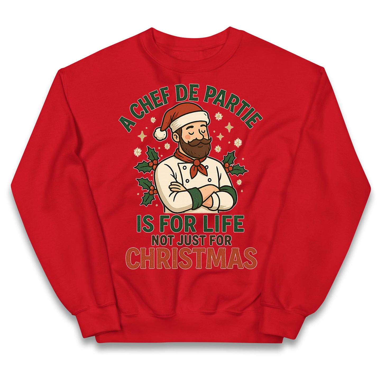 Chef De Partie Christmas Kids Jumper 