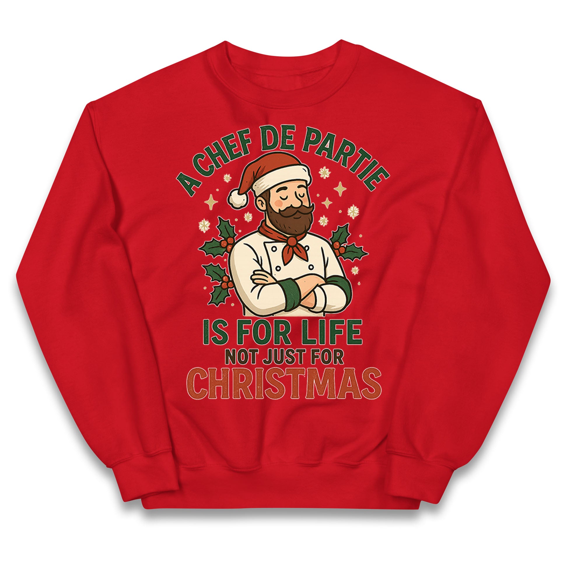Chef De Partie Christmas Kids Jumper 
