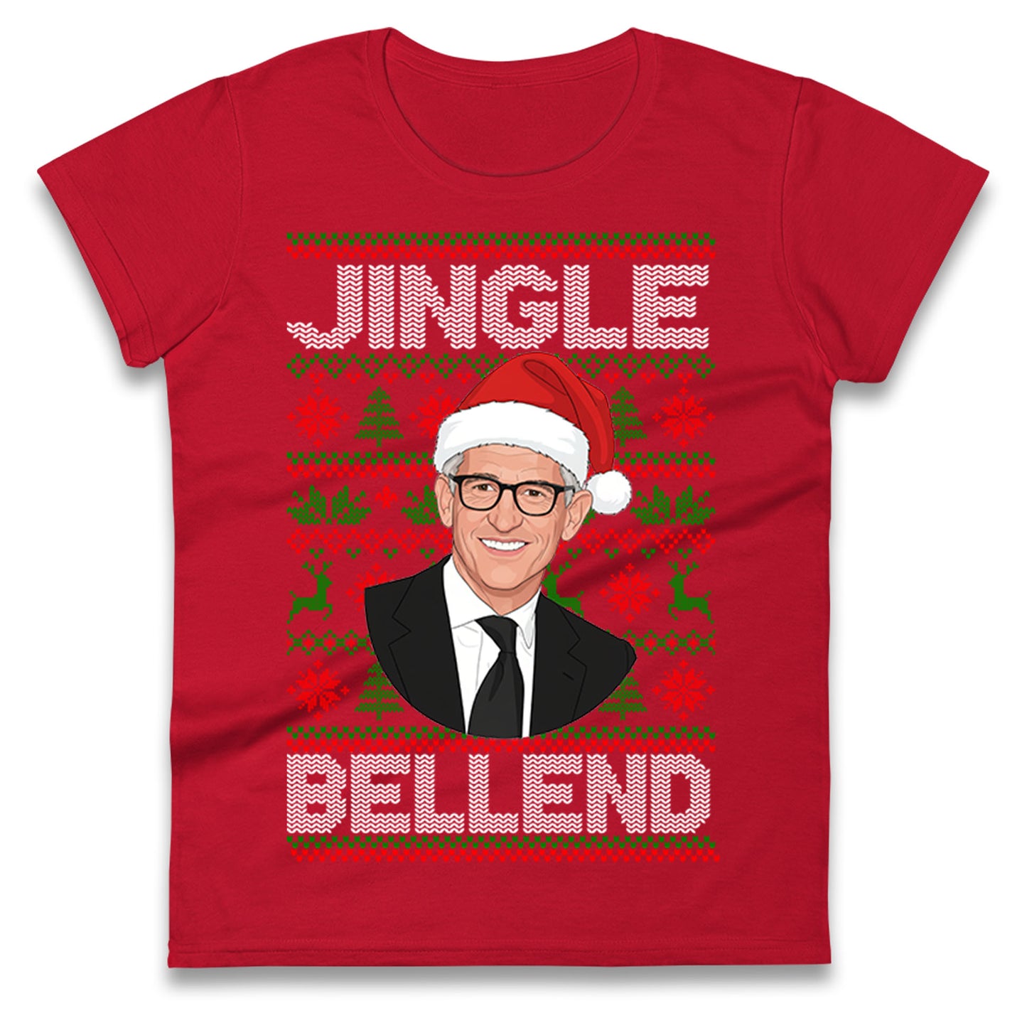 Gary Lineker Christmas Ladies T Shirt