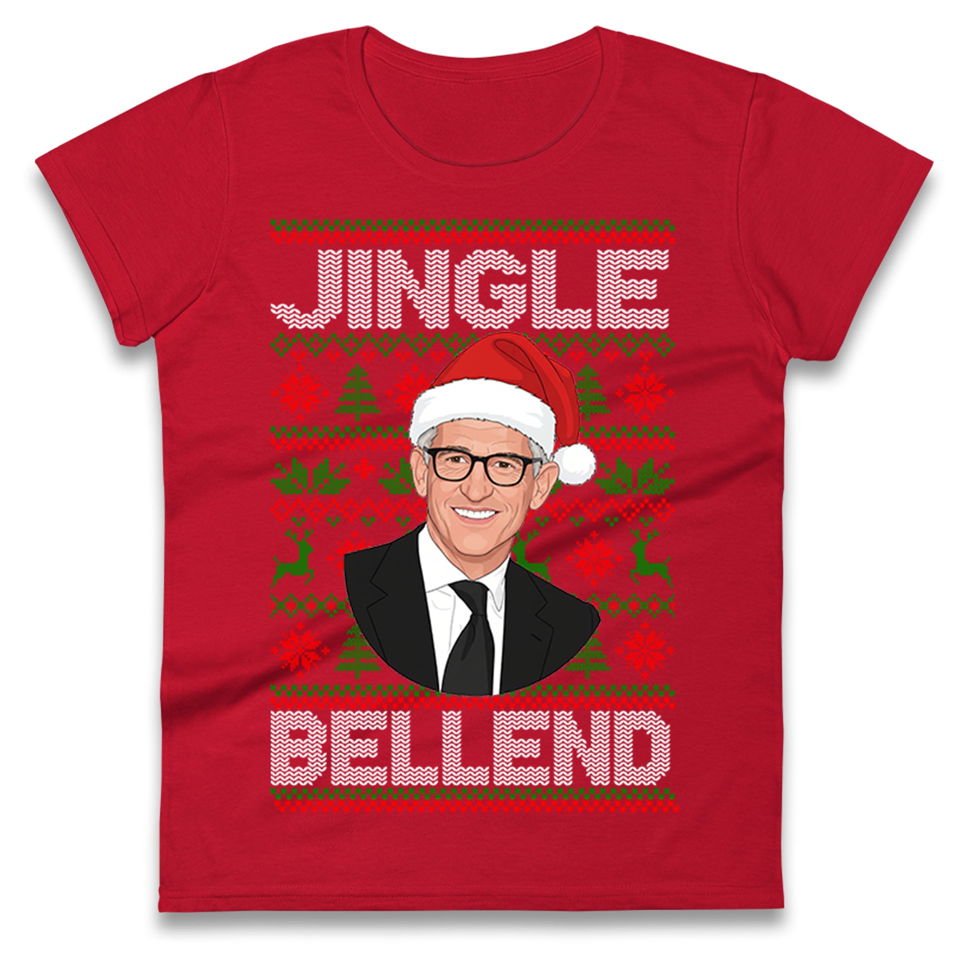 Gary Lineker Christmas Ladies T Shirt
