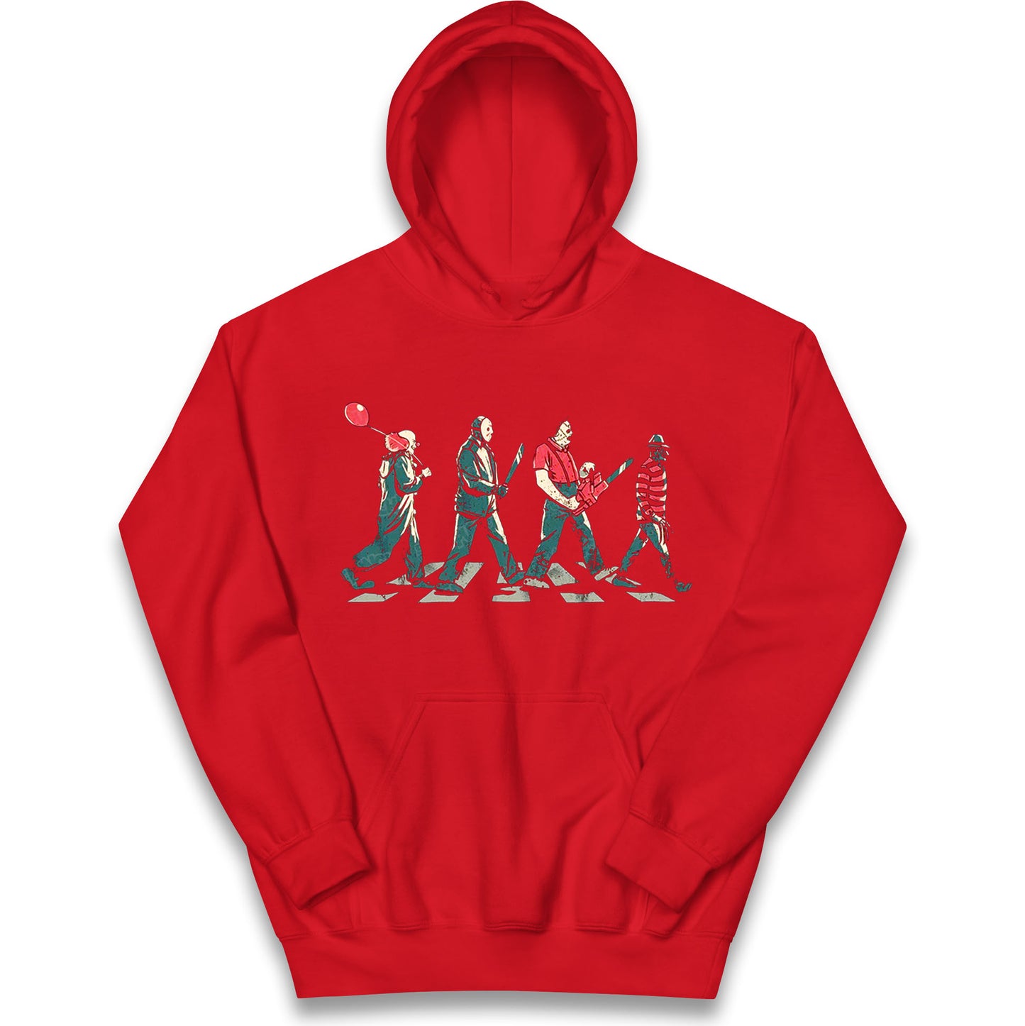 Horror Characters Friends Spoof Halloween Kids Hoodie