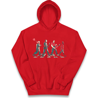 Horror Characters Friends Spoof Halloween Kids Hoodie