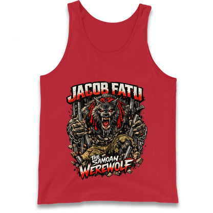 Jacob Fatu The Samoan Werewolf Tank Top