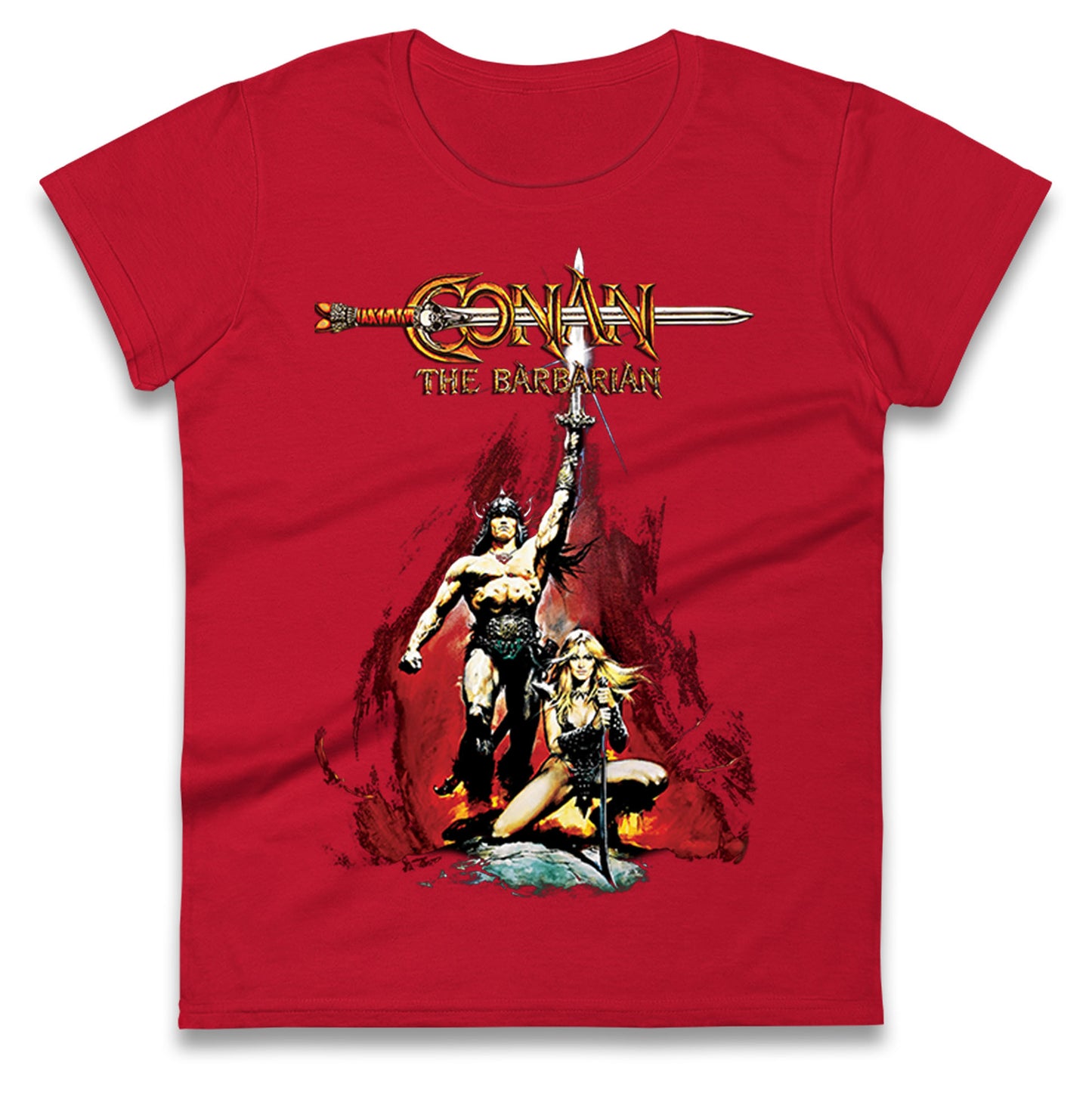 Conan The Barbarian Ladies T Shirt