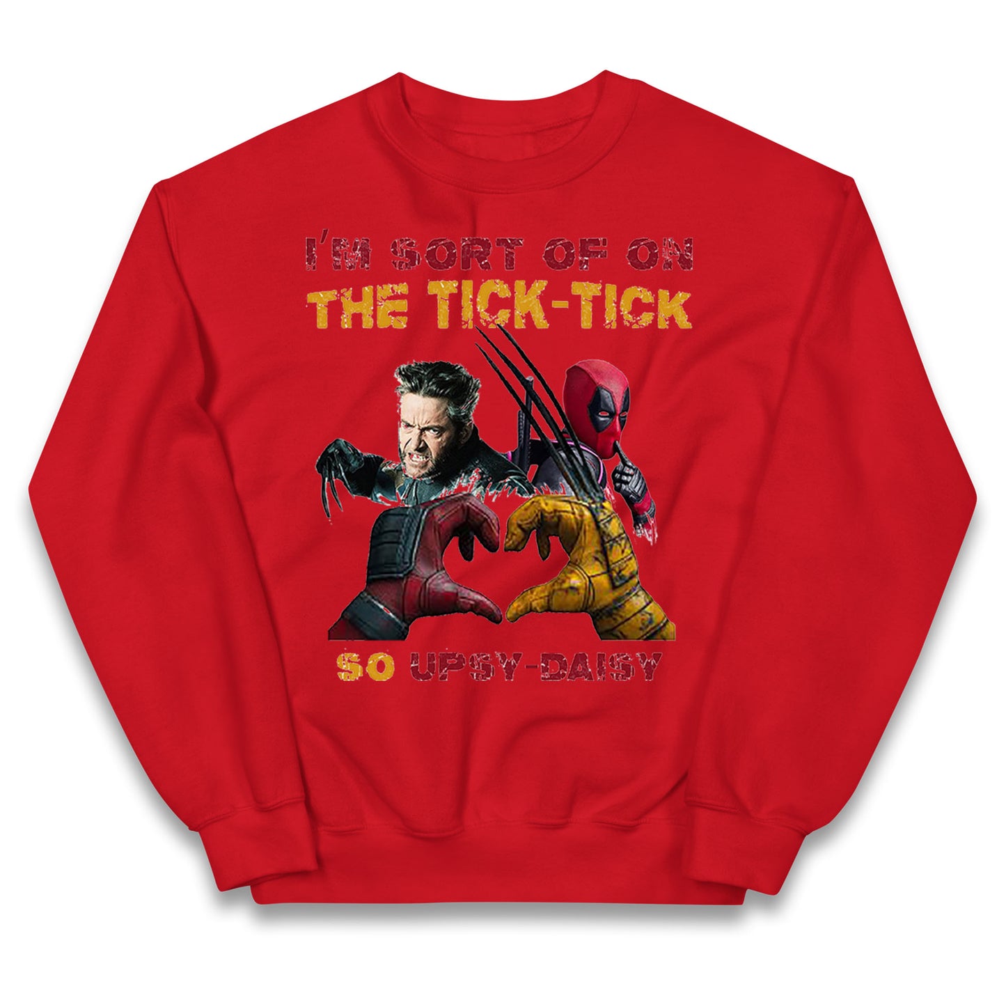 I'm Sort of on The Tick Tick so Upsy Daisy Kids Jumper