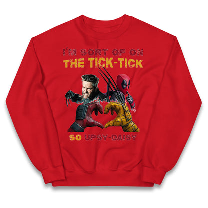 I'm Sort of on The Tick Tick so Upsy Daisy Kids Jumper