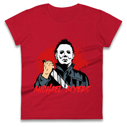 Michael Myers Horror Halloween Womens t shirt