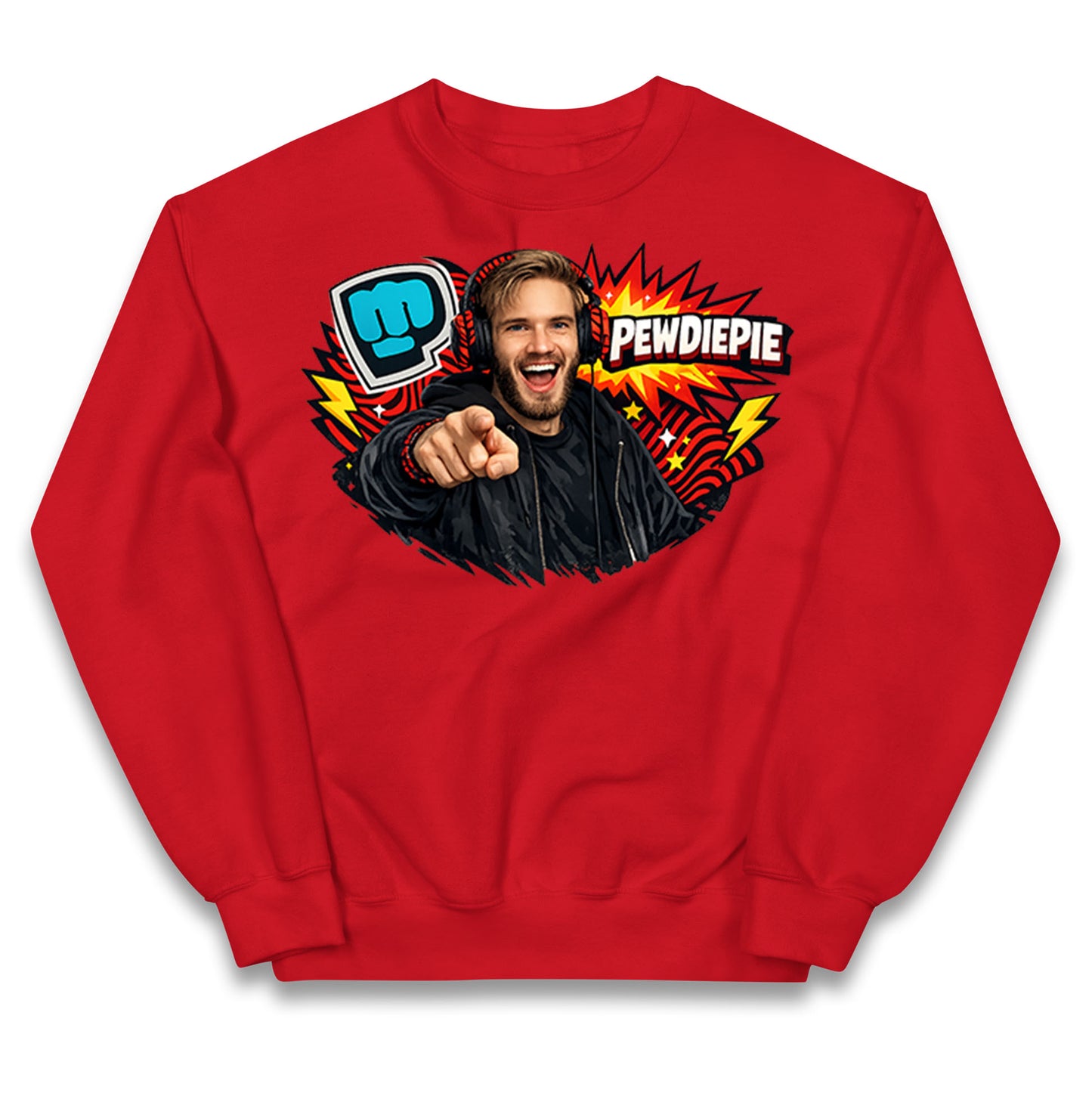PewDiePie YouTuber Kids Jumper