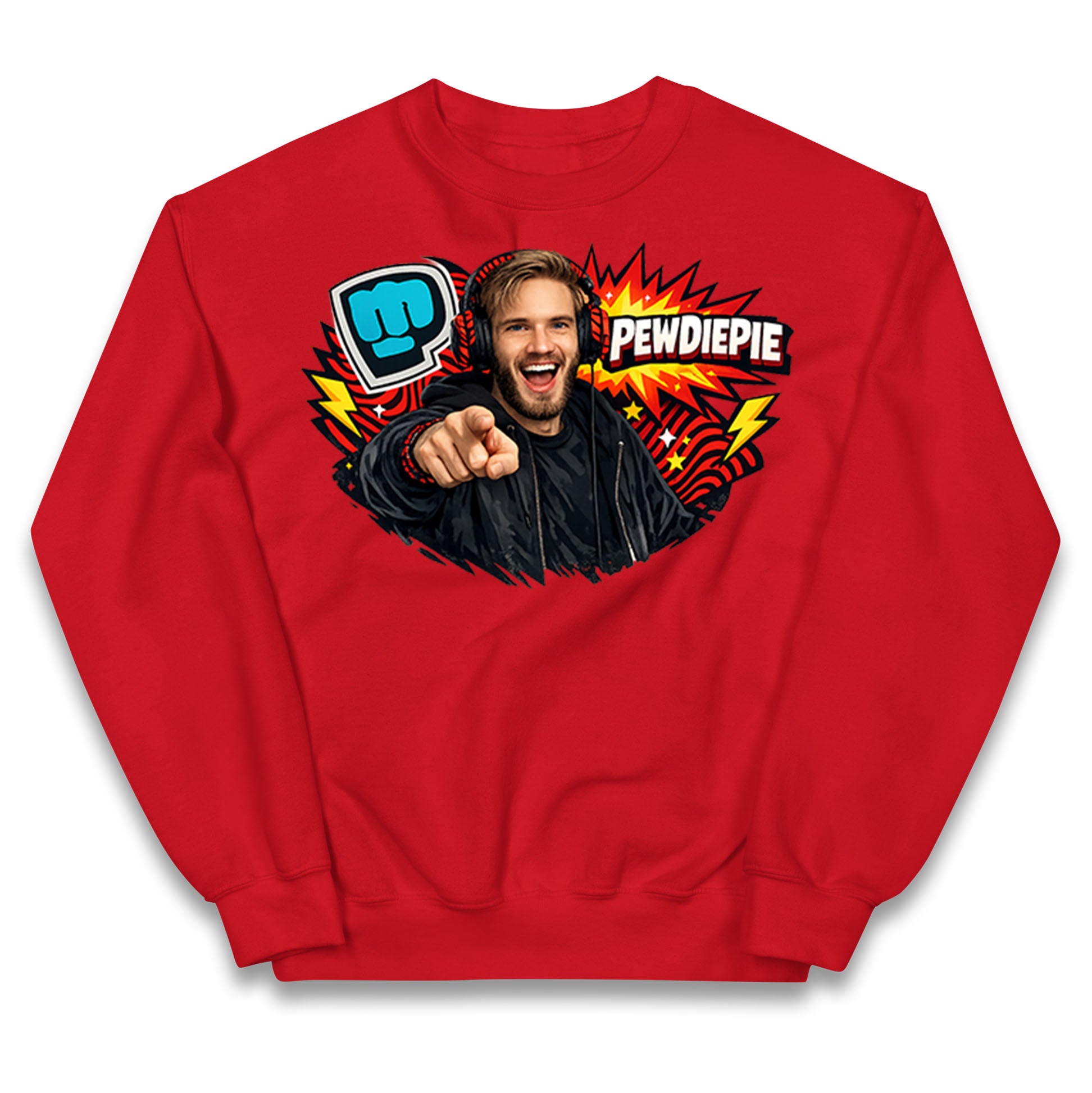 PewDiePie YouTuber Kids Jumper