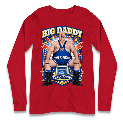 Big Daddy UK Wrestling Longsleeve T Shirt