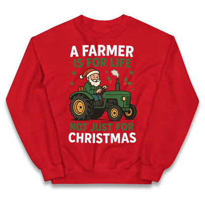 Farmer Christmas Kids Jumper