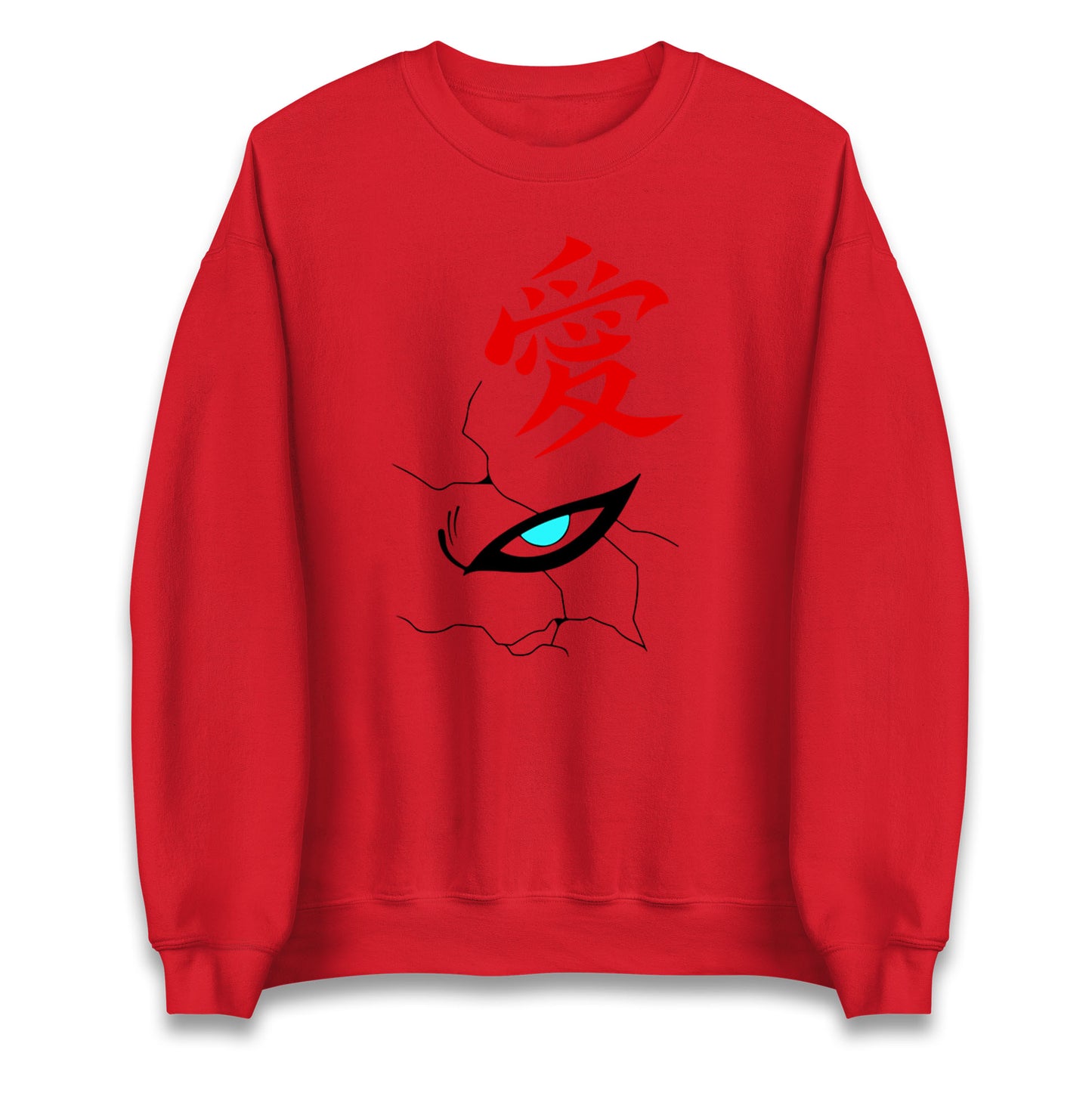 naruto shippuden gaara naruto face sweatshirt