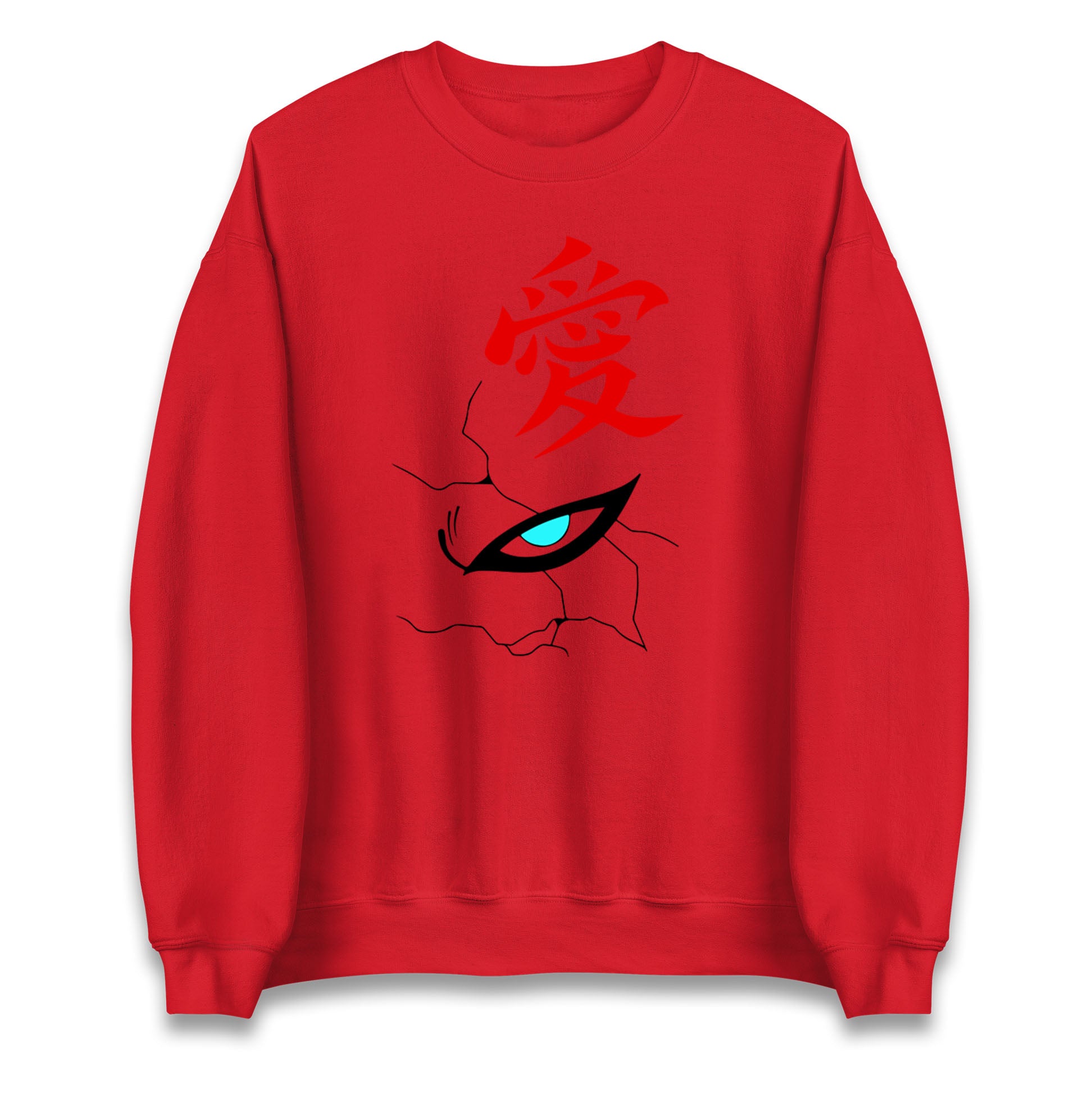 naruto shippuden gaara naruto face sweatshirt