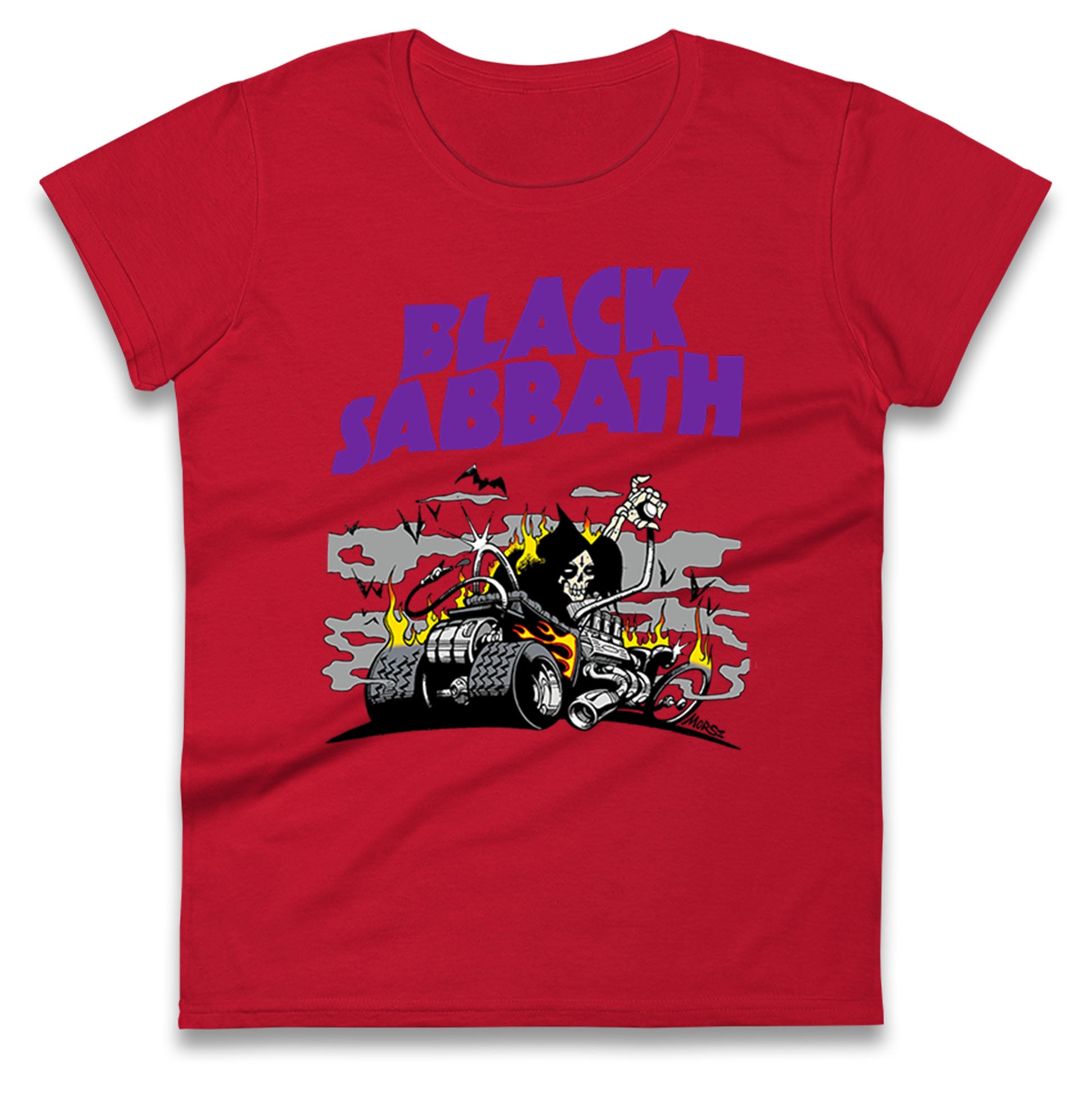 Black Sabbath Skellington Ladies T Shirt